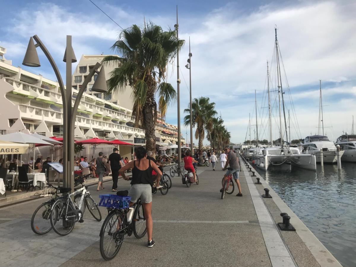 Studio 2-3 Pers Parking Clim Vue Port Et Mer Λα Γκραντ-Μοτ Εξωτερικό φωτογραφία