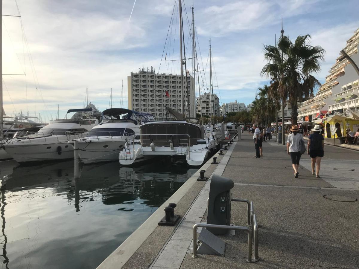 Studio 2-3 Pers Parking Clim Vue Port Et Mer Λα Γκραντ-Μοτ Εξωτερικό φωτογραφία