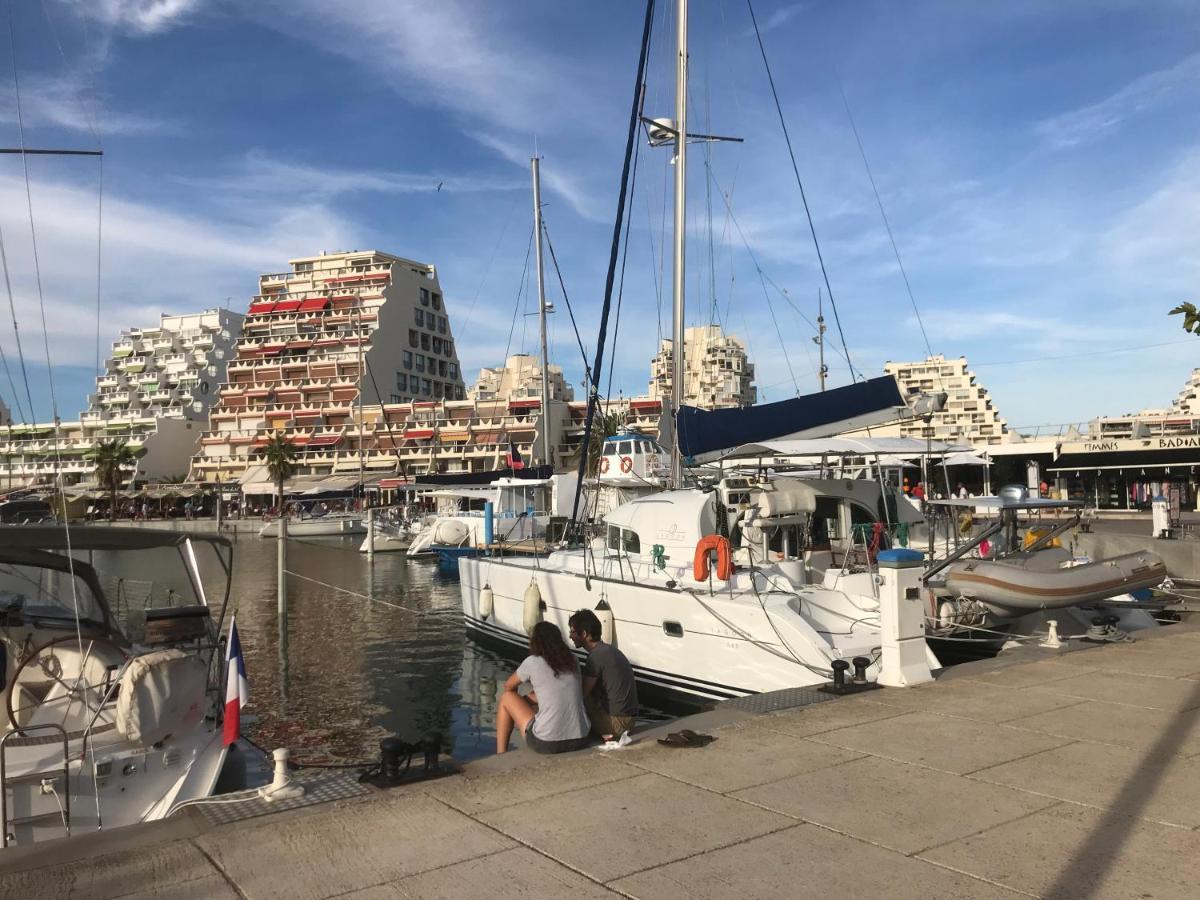 Studio 2-3 Pers Parking Clim Vue Port Et Mer Λα Γκραντ-Μοτ Εξωτερικό φωτογραφία