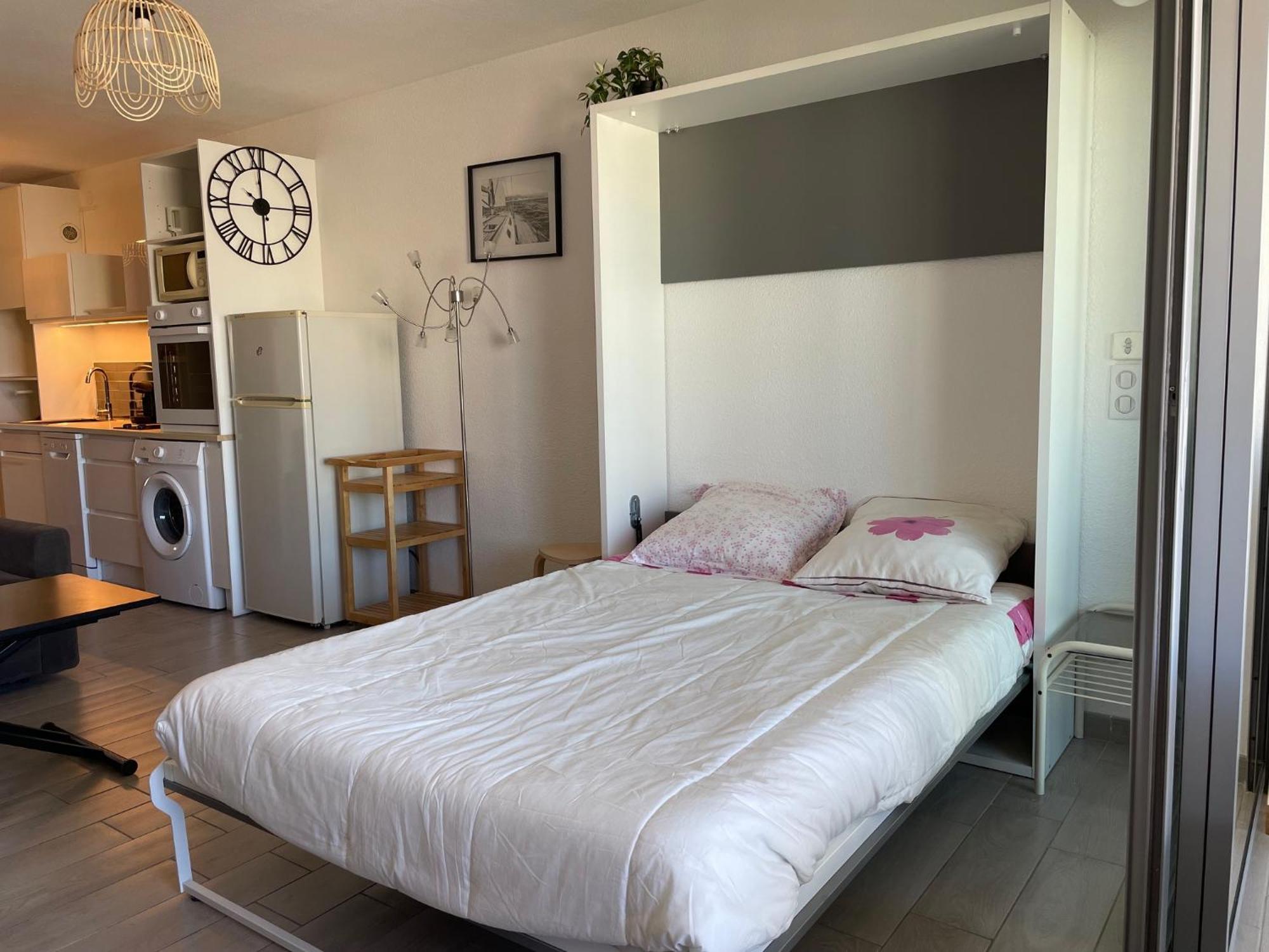 Studio 2-3 Pers Parking Clim Vue Port Et Mer Λα Γκραντ-Μοτ Εξωτερικό φωτογραφία