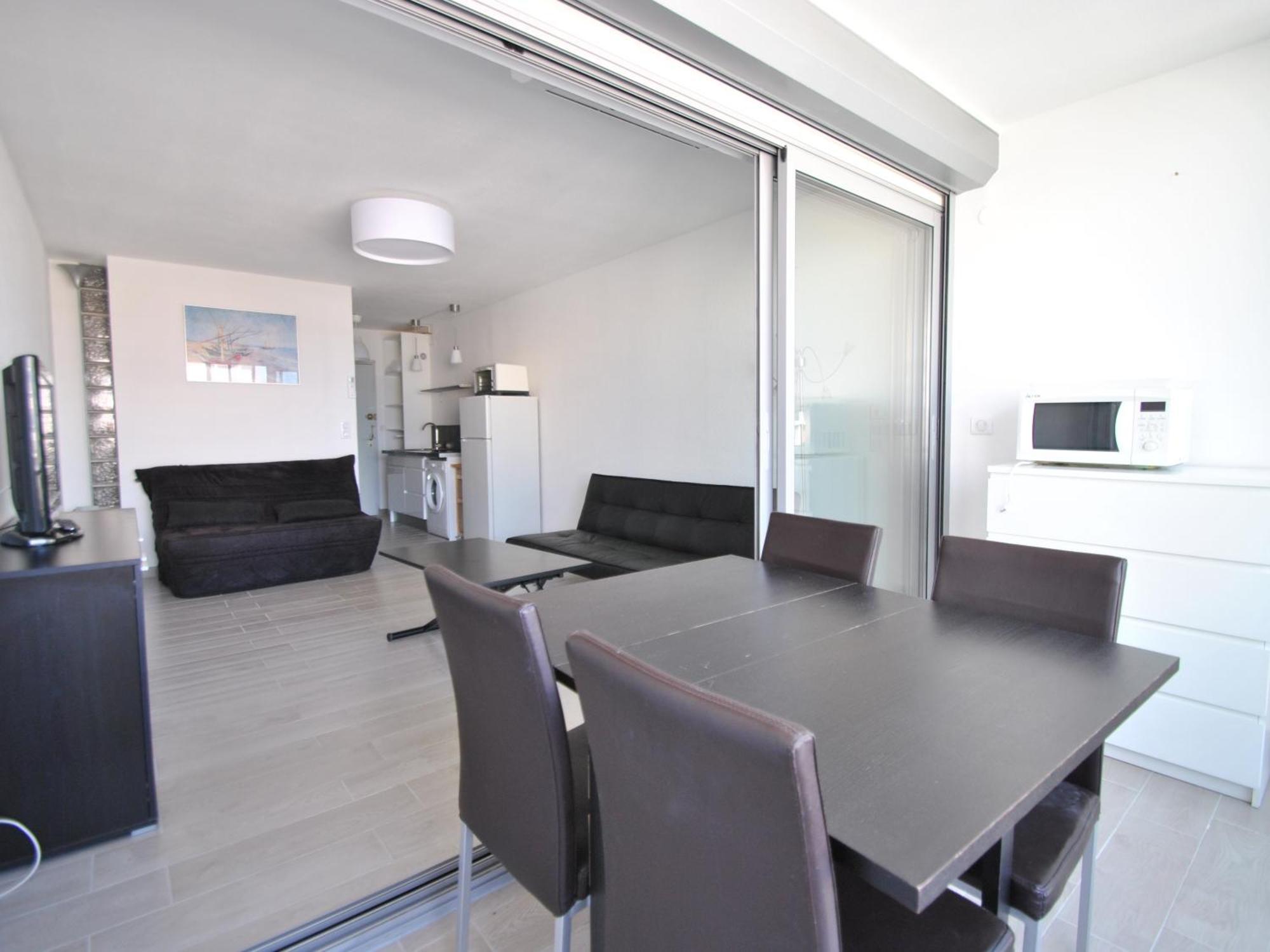 Studio 2-3 Pers Parking Clim Vue Port Et Mer Λα Γκραντ-Μοτ Δωμάτιο φωτογραφία